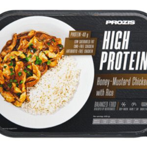 High Protein Frango com arroz e molho de mel e mostarda 435g