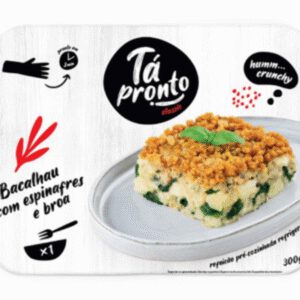 Bacalhau com Espinafres e Broa 300g