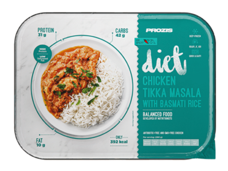 Diet Frango Tikka Masala com Arroz Basmati 280g